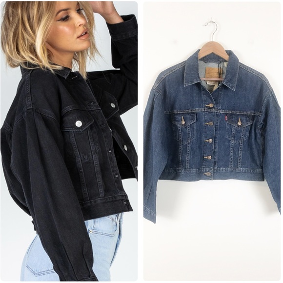 levis pleated trucker jacket